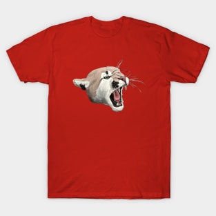 Snarling Mountain Lion T-Shirt